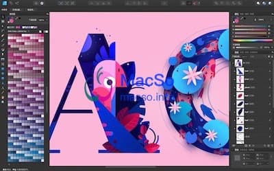 Affinity Designer 主界面