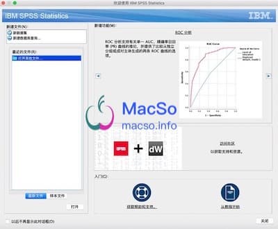 SPSS Statistics 界面