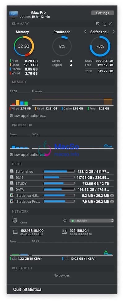 iStatistica 主界面