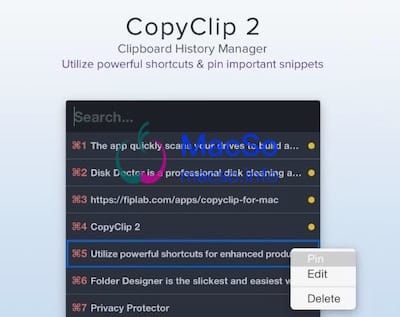CopyClip 界面