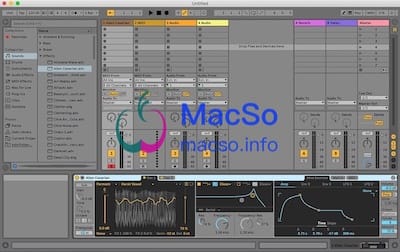 Ableton Live Suite 主界面