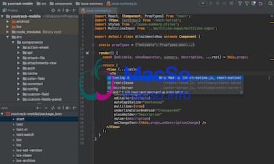 WebStorm 界面