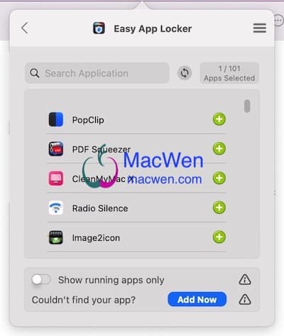 Easy App Locker 界面