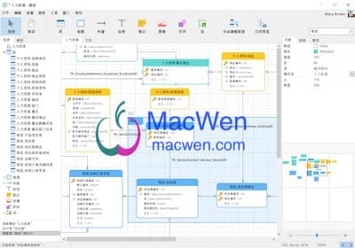 Navicat Data Modeler 界面